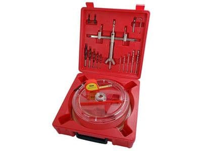 40 - 200mm Adjustable Circle Hole Cutter Saw Metal Wood Drill Bit Set