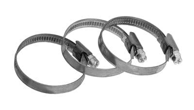 40 - 60 mm Jubilee Hose Clip Clamps Mild Steel Zinc- 3Pc