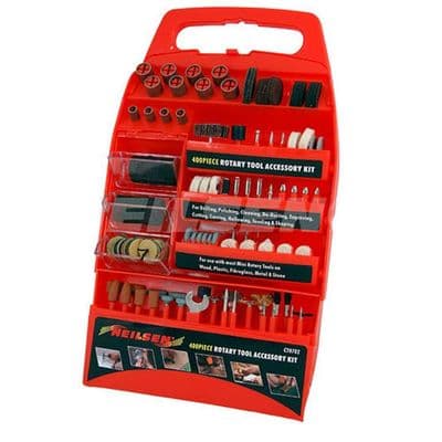 400 Pc Power Rotary Mini Drill Tool Accessory Bit Set For Dremel Rotacraft