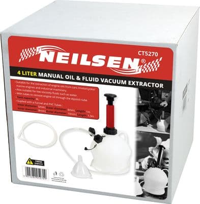 4L Vacuum Oil & Fluid Extractor Manual