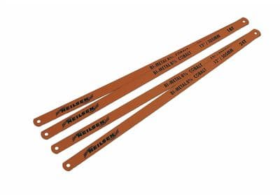 4Pc Bi Metal Hacksaw Blades 12