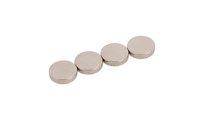 4Pc Rare Earth Magnets - 12mm Diameter & 3mm Deep