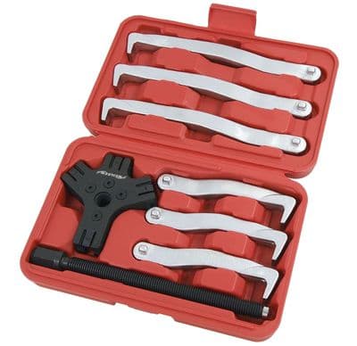 5 Ton Gear Bearing Puller Ratchet Action Legs Capacity (4In - 8In) 100 - 200mm