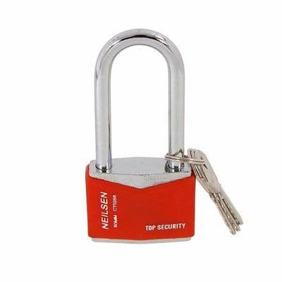 50mm Long Shackle Rhombic Padlock Weather Resistance With 3 Keys