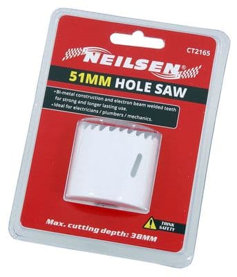 51mm Bi Metal Hole Saw Drill Bit Cutter For Wood Plastic Metal