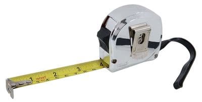 5M Metric Tape Measure With Chrome Body 16Ft