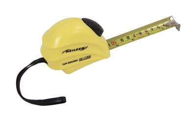 5M Retractable Metal Tape Measure Powergriplock Metric Imperial Measuring