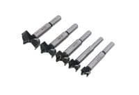 5Pc Forstner Drill Bit Set Kitchen Cupboard Door Hinge15mm 20mm 25mm 30mm 35mm