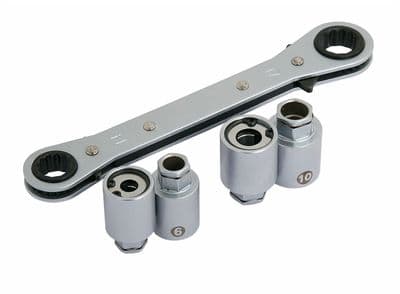 5Pc Go Through Stud Extractor Set Damaged Stud Tool Sizes 6, 8, 10 &12mm