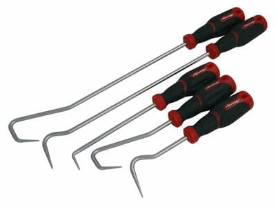 5Pc Hook And Pick Set Removal Tool O Rings Seals Rubber Handle