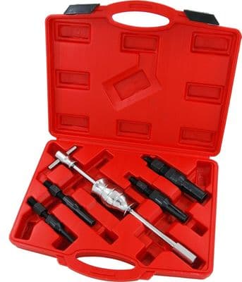 5Pc Inner Bearing Puller Set Remover Slide Hammer Blind Hole Internal