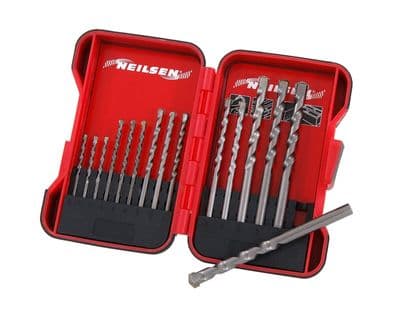 5Pc Masonry Drill Bits With Sandblast 3mm - 10mm Brick & Concrete
