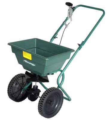 60Lb Multi Use Push Along Spreader For Salt Grit Seed Fertiliser