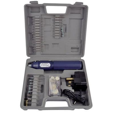 60Pc Cordless Rotary Multi Tool Hobby Precision Drill + Accessories