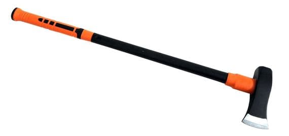 6Lb Hand Wood Axe Chopper With A Fibreglass Handle For Kindling, Firewood & Logs