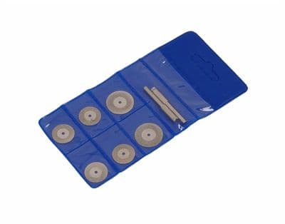 6Pc Diamond Cutting Disc Set Rotary Drill Hobby Tool Dremel Glass Metal Stone