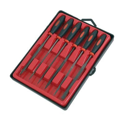 6Pc Needle File Set Comes With Case Mini Precision Jewellers