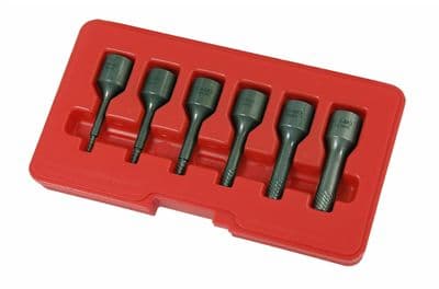 6X Broken Screw Extractor Remover Tool - 3/8