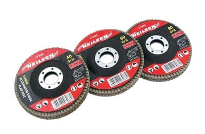 6X Flap Grinding Sanding Discs 115mm 4.5