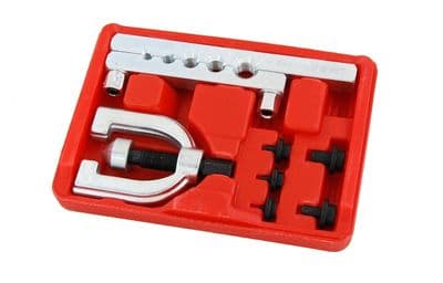 7 Piece Metric Pipe Flaring Kit Brake Fuel Repair Tool Set
