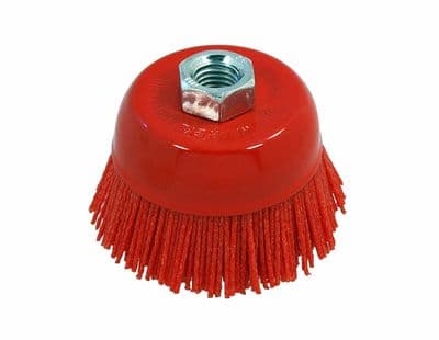 75mm Nylon Filament Abrasive Cup Brush M14 X 2mm Thread