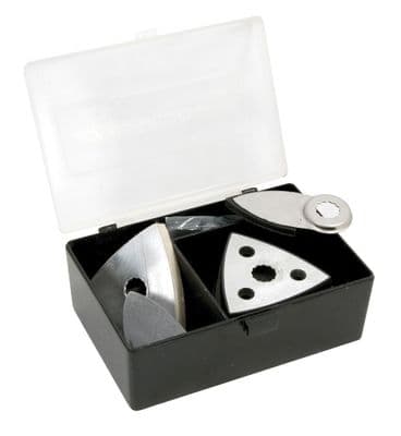 75Pc 60-240 Grits Mix Sanding Paper & 2Pc Sanding Pad Oscillating Multi Tool Set