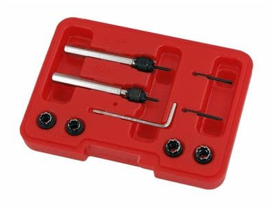 9 Piece Hss Spot Weld Cutter Drill Set In Case - 5/16