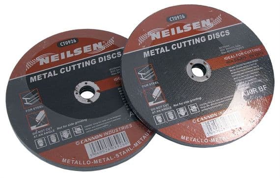 9" (230 mm) Abrasive Metal Cutting Disc Saw Blade Pack Of 10