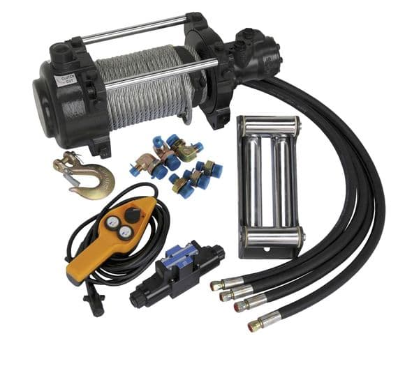 9000Lb Hydraulic Winch