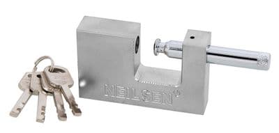 90mm Steel Shutter Heavy Duty Lock Container Shutter Padlock 4 Keys