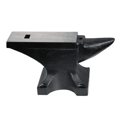 Anvil 100kg Cast Iron Single Horn Blacksmith Powder Coated