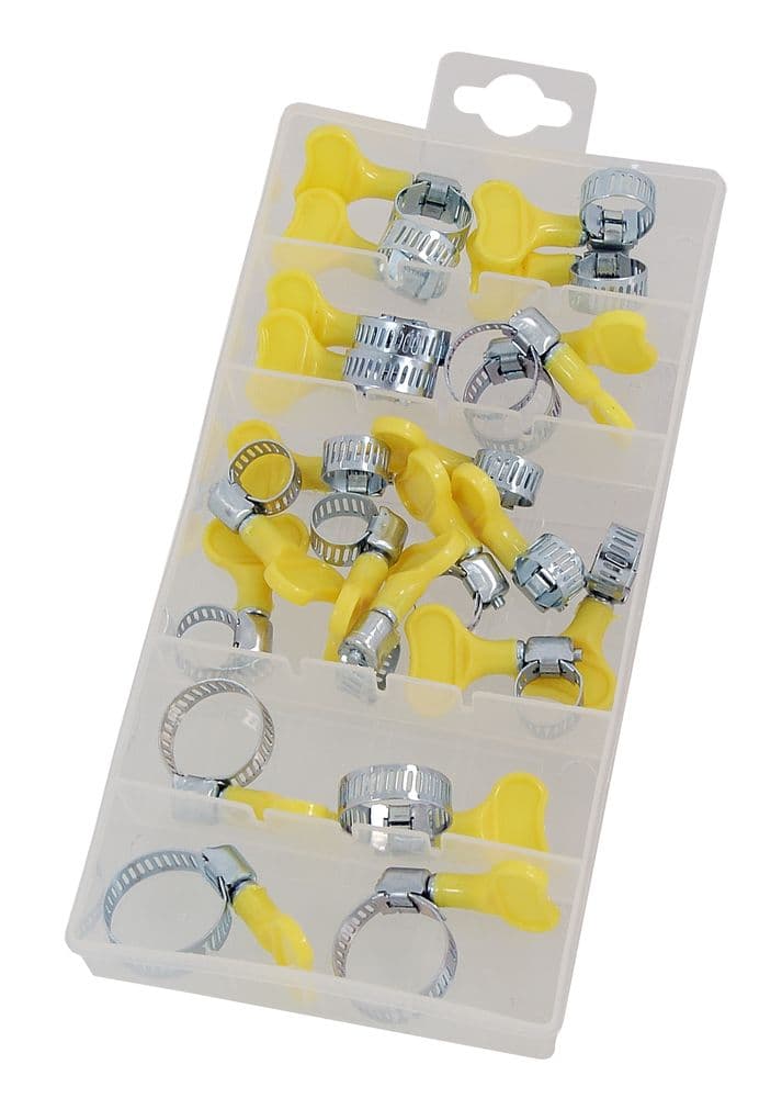 Assorted Hose Clamps 26Pc Hose Clamp Set Jubilee Clips Set Zinc Plated Steel