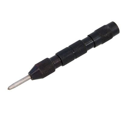 Automatic Centre Punch Steel Spring Loaded Knurled Grip