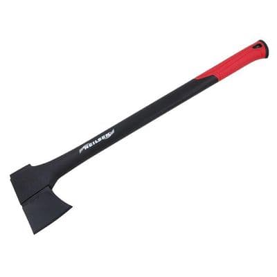 Axe 28in Camping Carbon Steel Fibreglass Soft Grip Handle