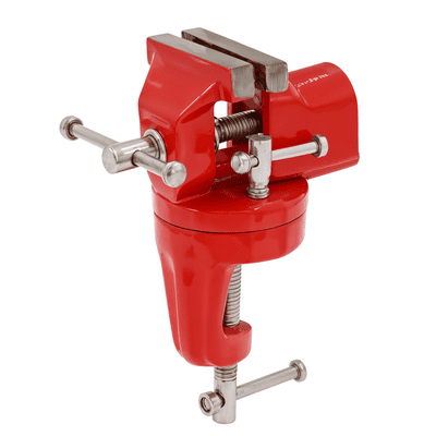 Bench Vice 50mm 360° Swivel Base Hardened Steel Clamp