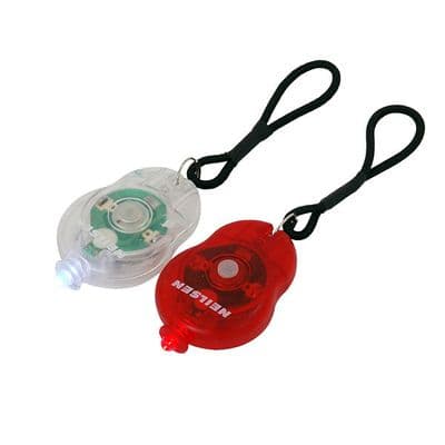 Bike Lights 2pc Clip-On LED Front & Rear Waterproof Set