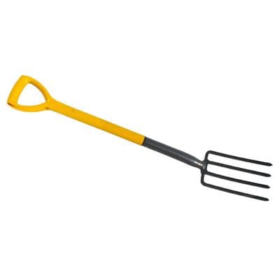Border Fork Carbon Steel Head Polypropylene Shaft D Handle