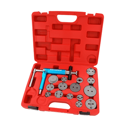 Brake Caliper Piston Wind Back Tool Set 16pc Air with Case