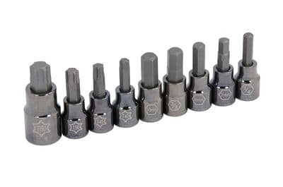Brake Caliper Service Socket Set Torx T40 T45 T50 T60 Hex 7mm 8mm 10mm 1/4" 3/8"