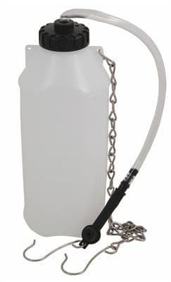 Brake & Clutch Fluid Bleeding Bottle 1 Litre With Hanging Chain & Nipple Adaptor