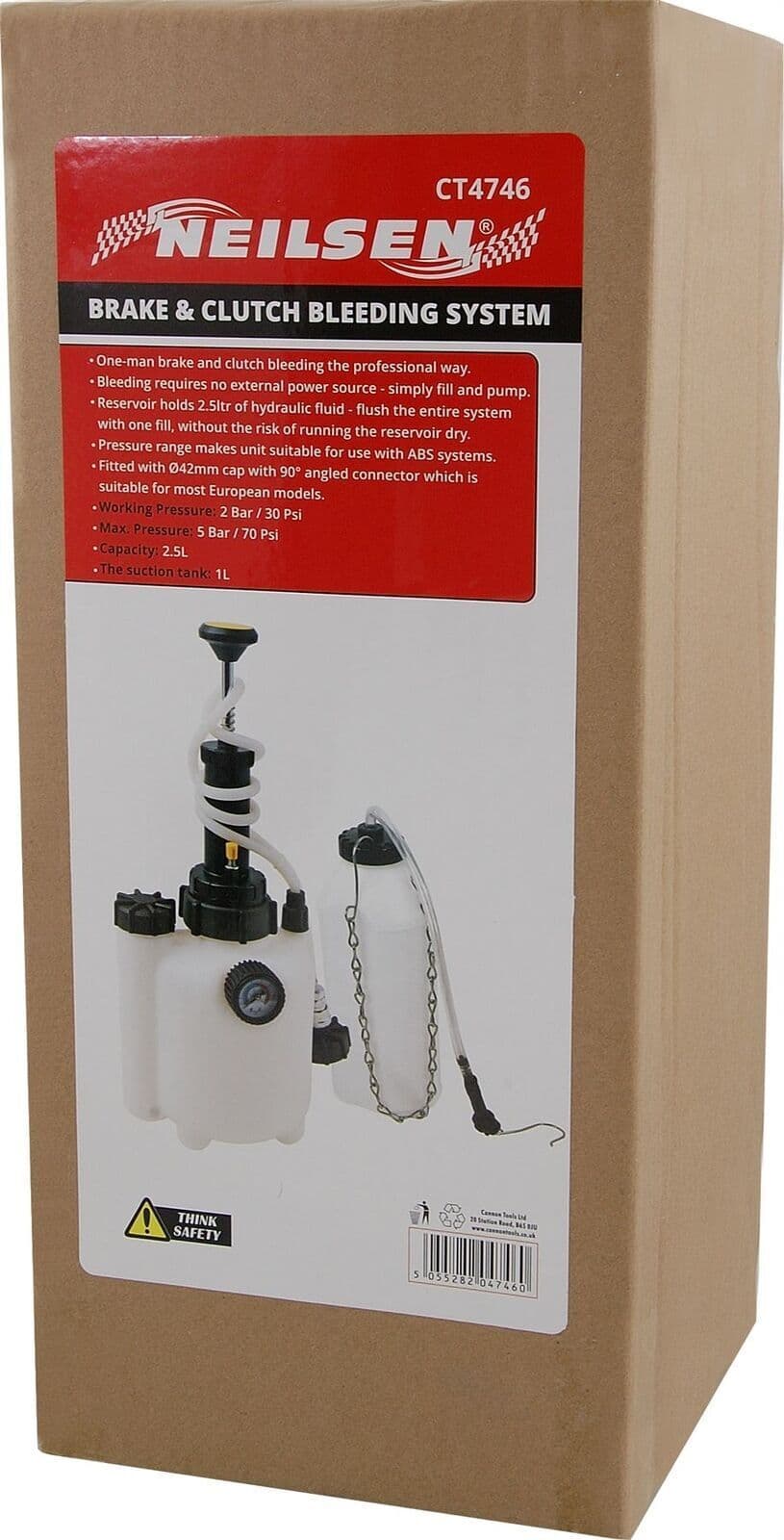 Brake & Clutch Vacuum Pump Bleeding System Tester Tool