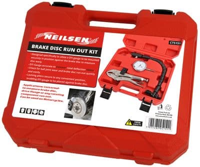 Brake Disc Run Out Kit With Dti Gauge + Ball Joint Wear Tool And Pliers