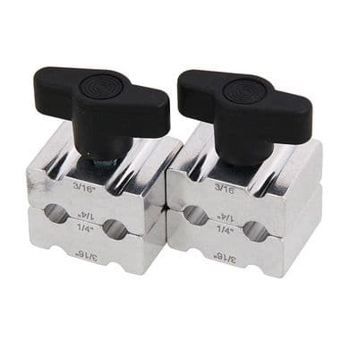 Brake Line Staple Tool Set 4.75mm & 1/4in Pipe Clamp Pair