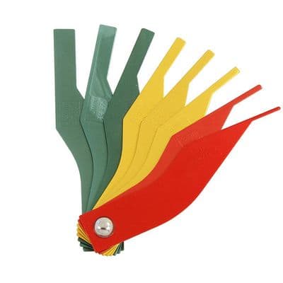 Brake Pad Thickness Gauge Set 2mm-12mm 8pc Colour Coded