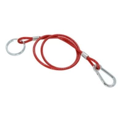 Breakaway Cable 1m 6mm Wire Hook/Eye for Trailer & Caravan