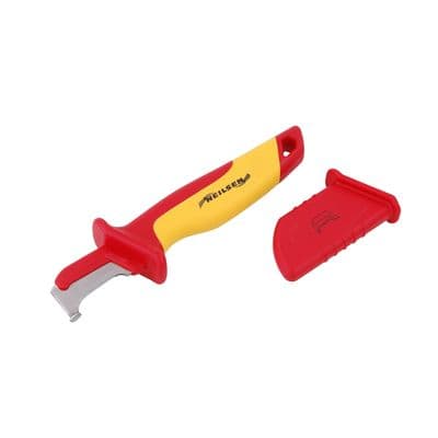 Cable Knife VDE Insulated Hook Blade 1000V Sheath Cutter
