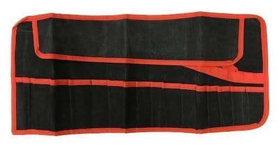 Canvas 16 Pocket Tool Roll Spanner,Water Resistant Storage Bag Case Fold Pouch