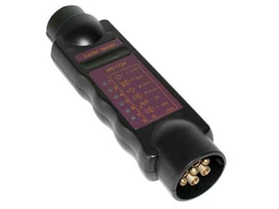 Car Trailer Caravan 7 Pin Towing Tow Bar Light Wiring Circuit Tester Plug Socket