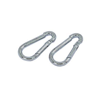 Carabiner Snap Hooks 40 x 4mm Pack of 2 Quick Clip