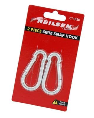 Carabiner Snap Hooks - 6mm X 2